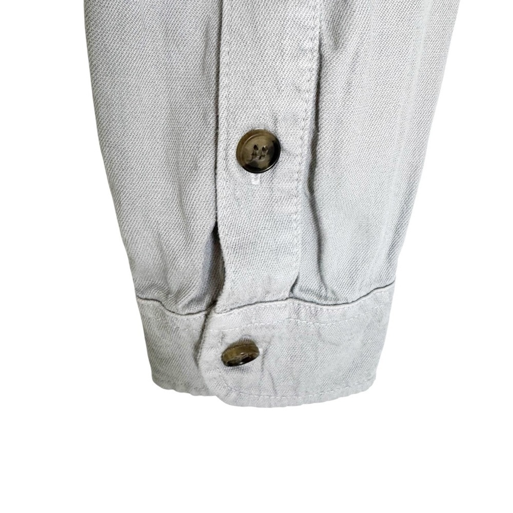 Faherty Linen Blend Arlie Utility Jumpsuit in Stone Size XS - Picture 8 of 13